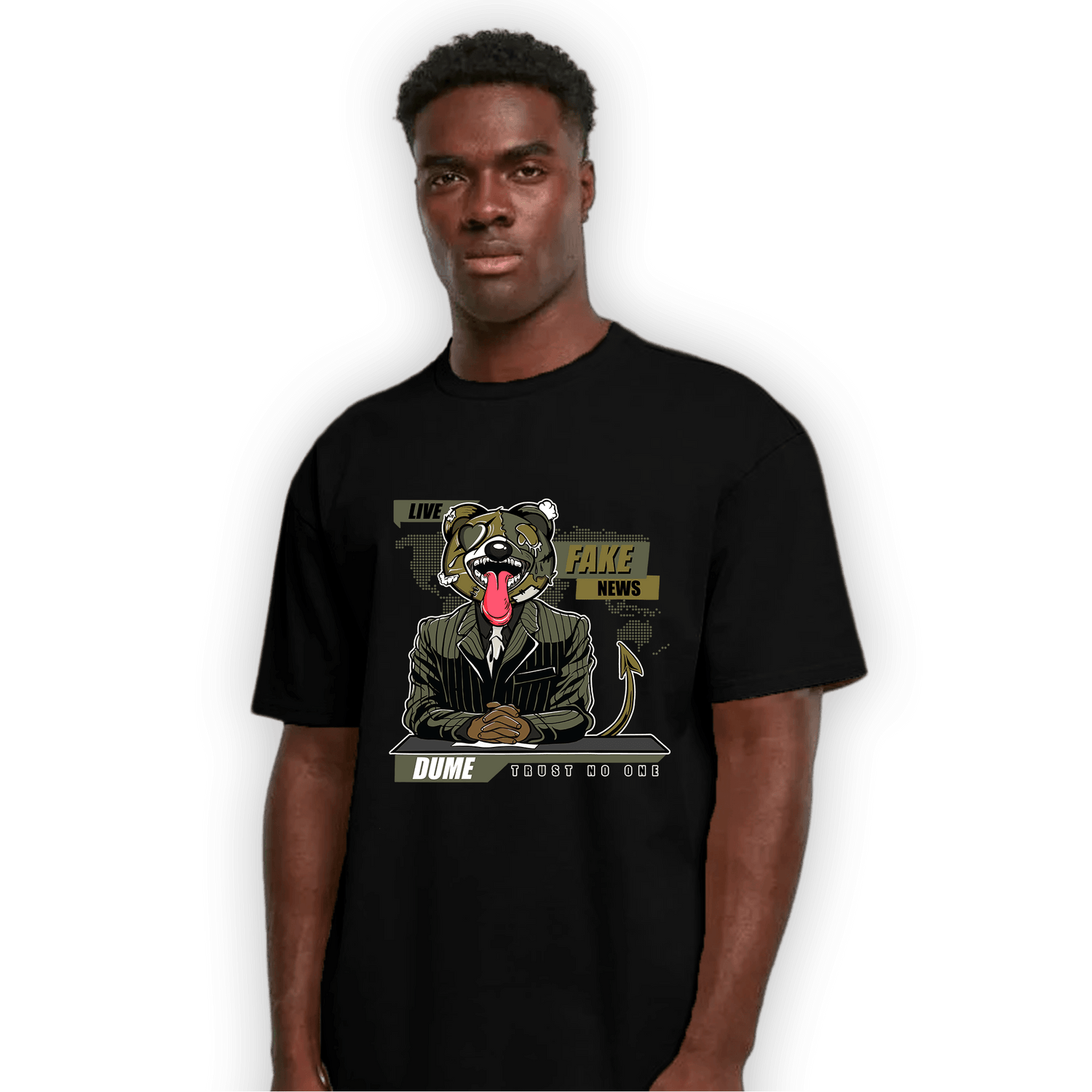 SE Craft Medium Olive 4s T Shirt Match News Presenter BER - NastyJamz