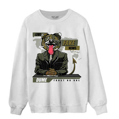 SE Craft Medium Olive 4s Sweatshirt Match News Presenter BER - NastyJamz