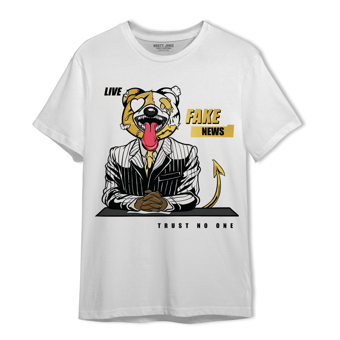 Sail 4s T Shirt Match News Presenter BER - NastyJamz