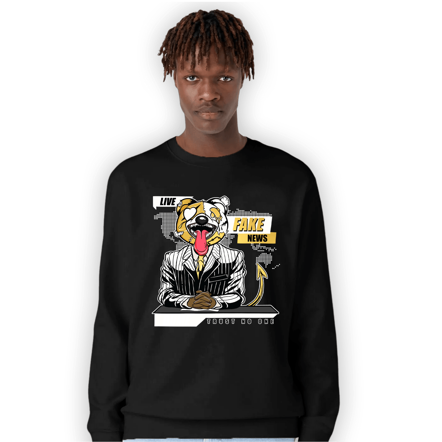Sail 4s Sweatshirt Match News Presenter BER - NastyJamz