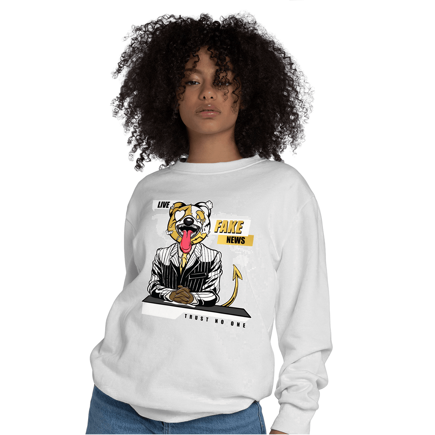 Sail 4s Sweatshirt Match News Presenter BER - NastyJamz