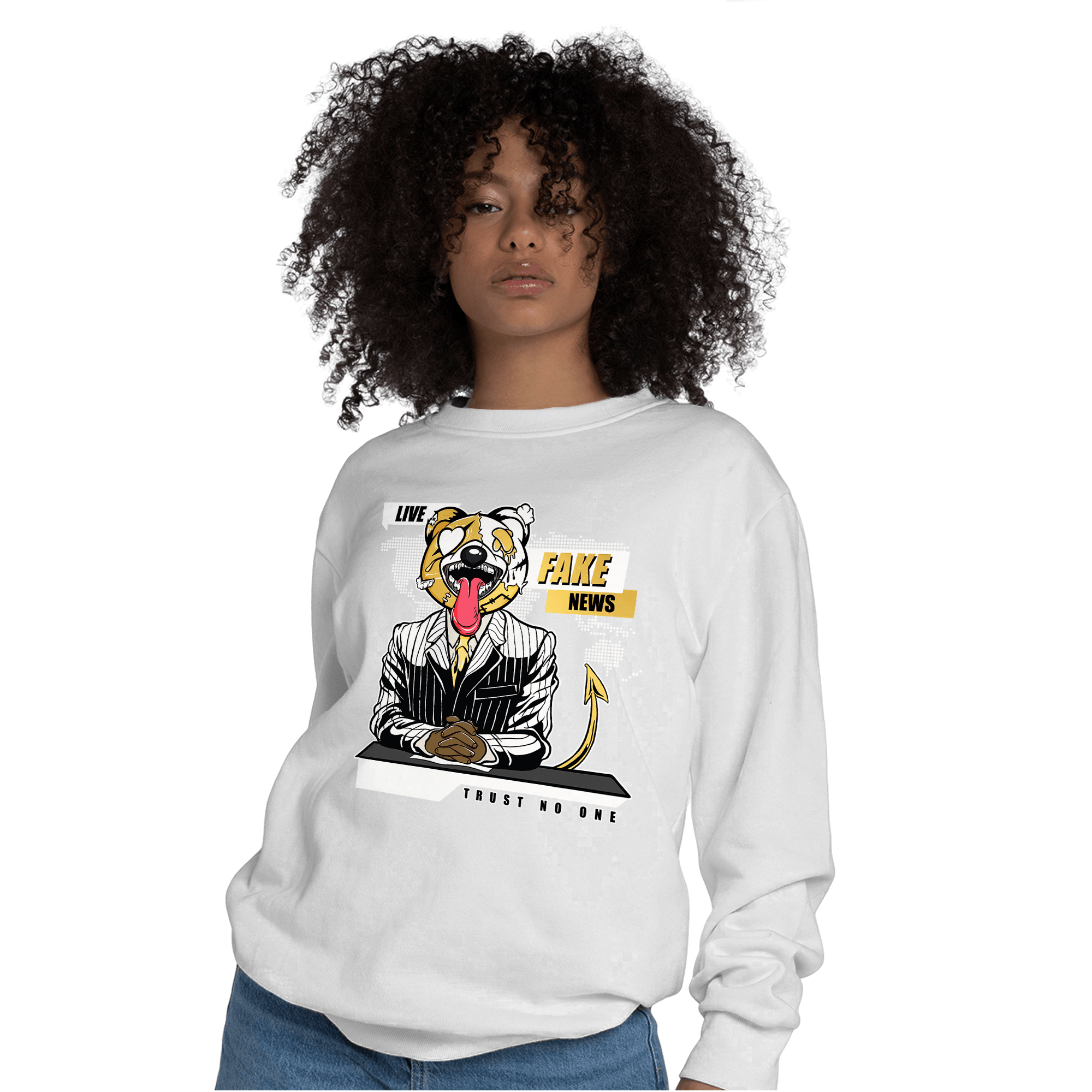 Sail 4s Sweatshirt Match News Presenter BER - NastyJamz