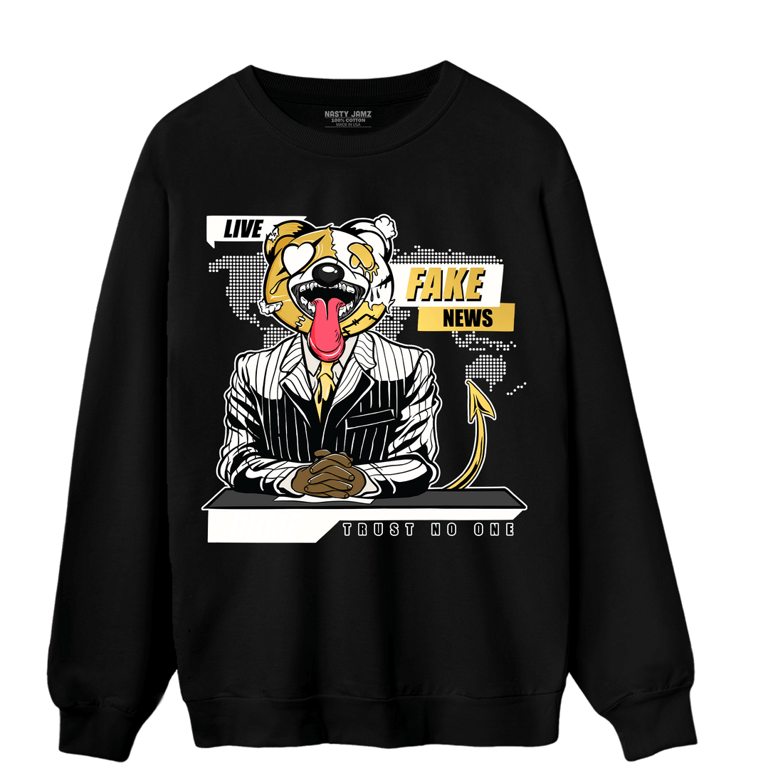 Sail 4s Sweatshirt Match News Presenter BER - NastyJamz