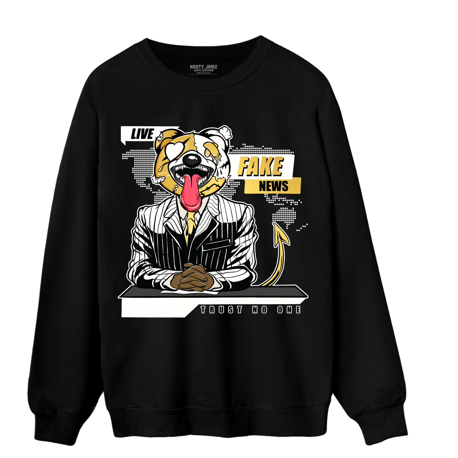 Sail 4s Sweatshirt Match News Presenter BER - NastyJamz