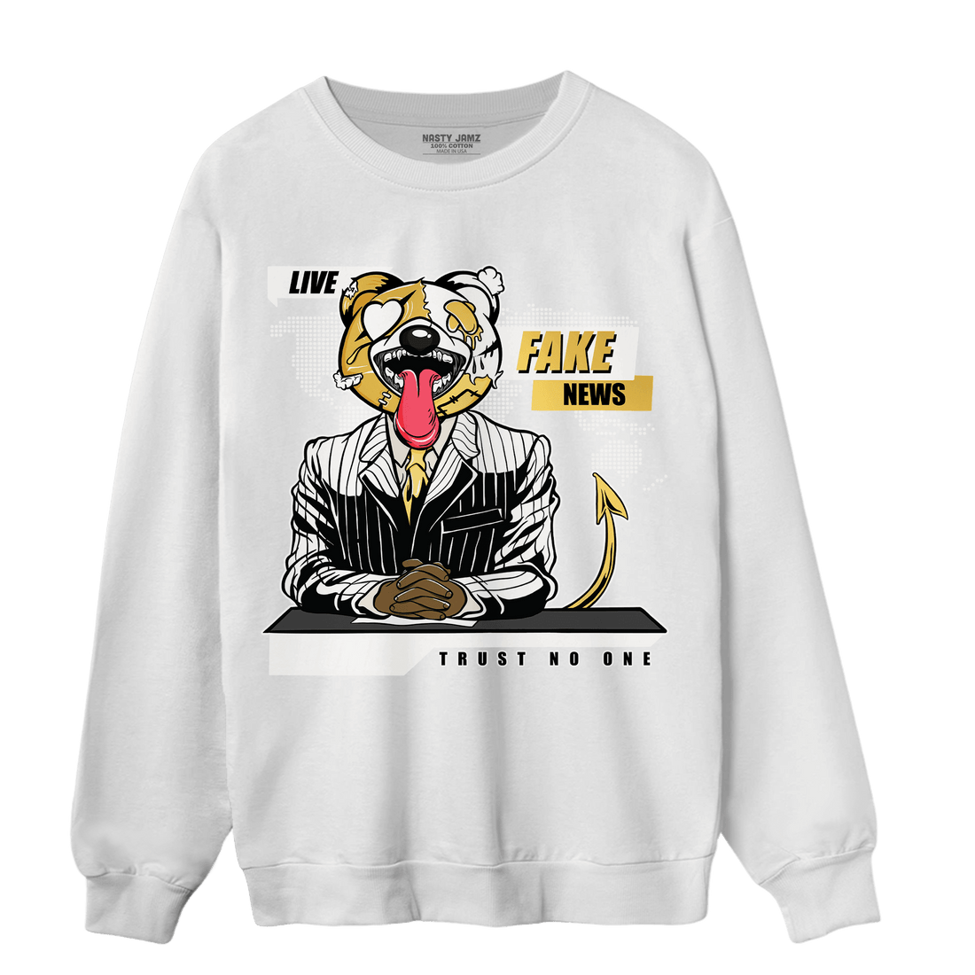 Sail 4s Sweatshirt Match News Presenter BER - NastyJamz