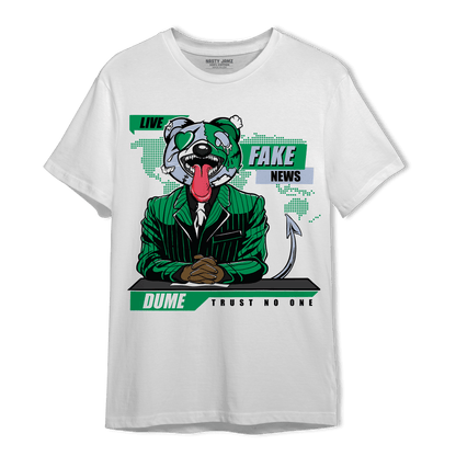 Lucky Green 5s T Shirt Match News Presenter BER - NastyJamz