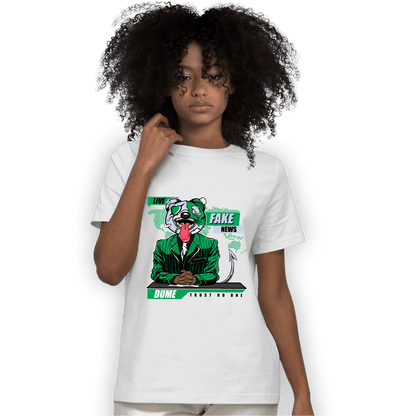 Lucky Green 5s T Shirt Match News Presenter BER - NastyJamz