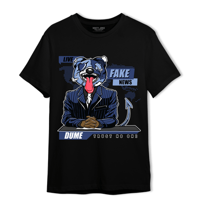 Midnight Navy 5s T Shirt Match News Presenter BER - NastyJamz