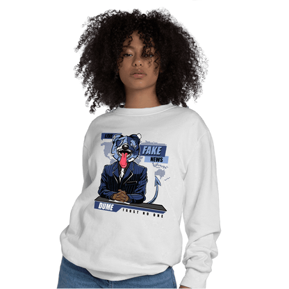 Midnight Navy 5s Sweatshirt Match News Presenter BER - NastyJamz