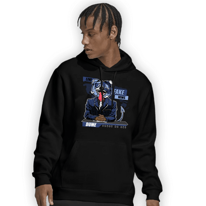 Midnight Navy 5s Hoodie Match News Presenter BER - NastyJamz