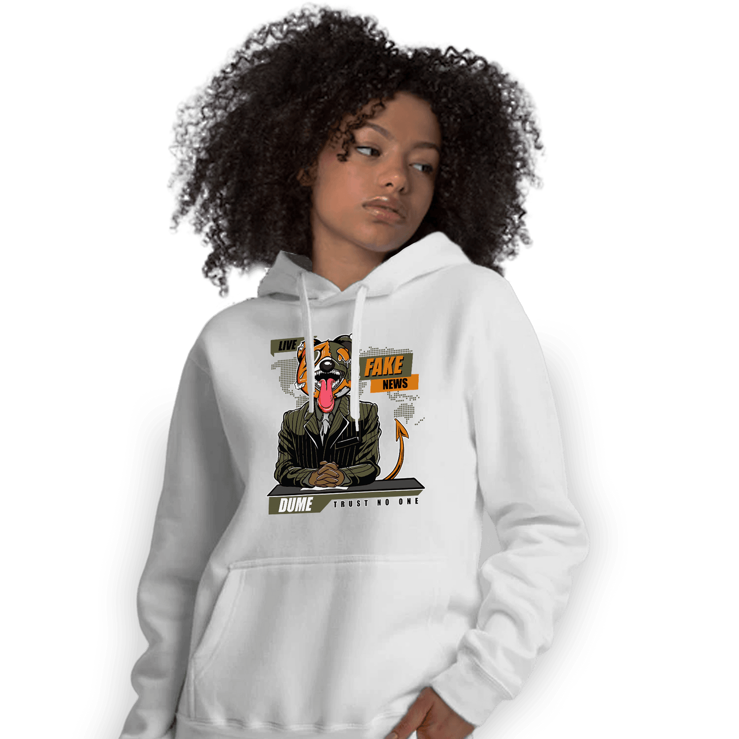 Olive 5s Hoodie Match News Presenter BER - NastyJamz
