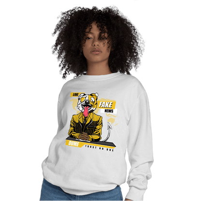 Yellow Ochre 6s Sweatshirt Match News Presenter BER - NastyJamz
