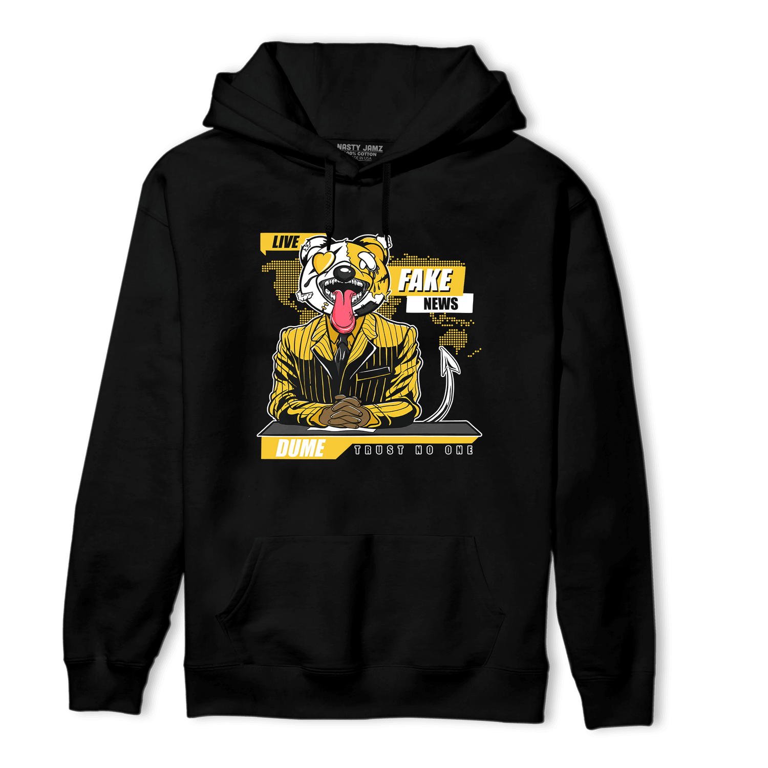 Yellow Ochre 6s Hoodie Match News Presenter BER - NastyJamz