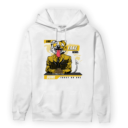 Yellow Ochre 6s Hoodie Match News Presenter BER - NastyJamz