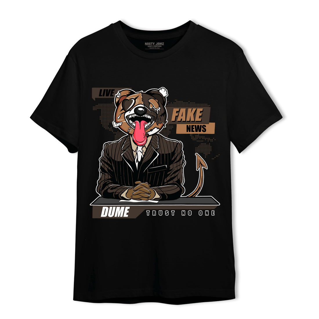 Jumpman Jack T Shirt Match News Presenter BER - NastyJamz