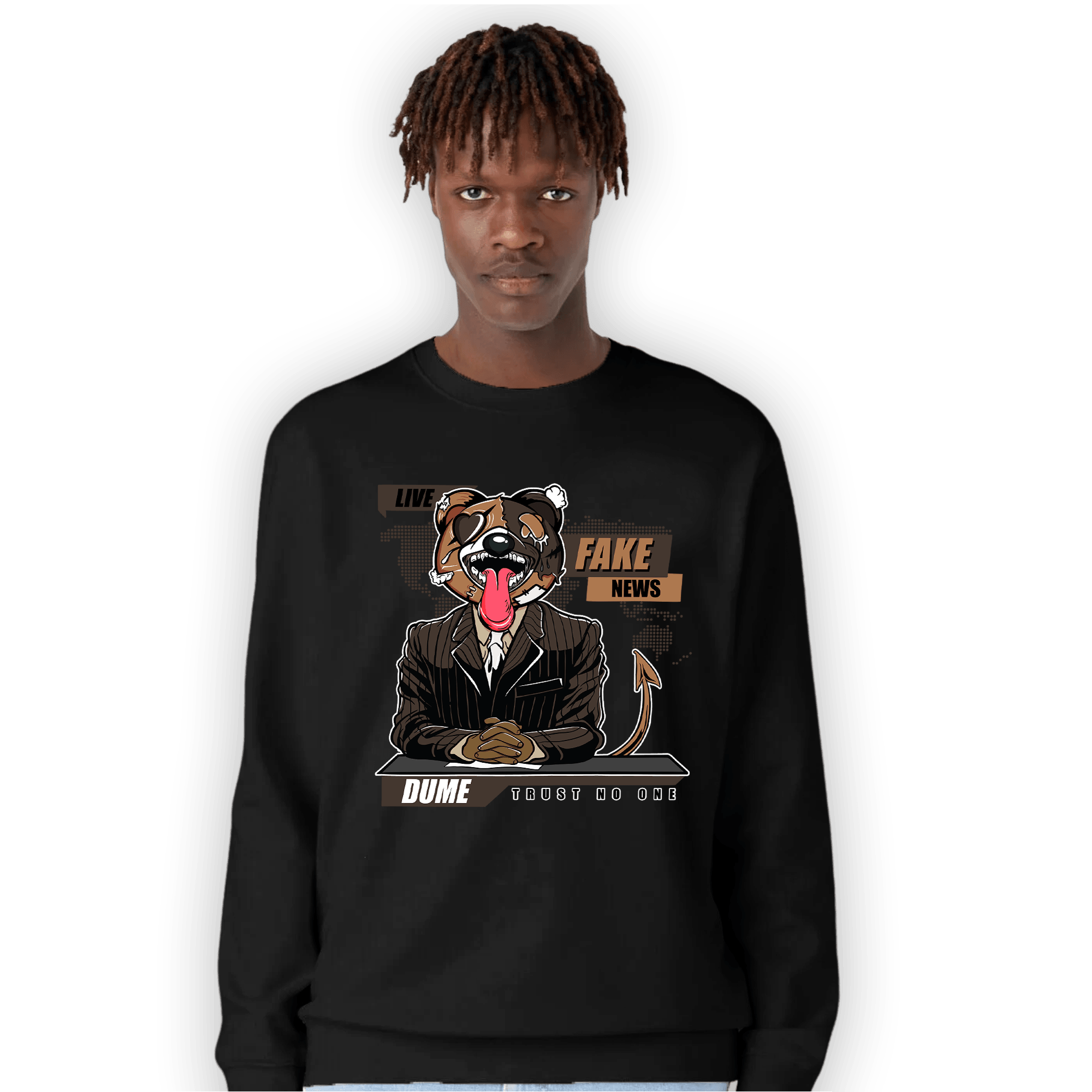 Jumpman Jack Sweatshirt Match News Presenter BER - NastyJamz