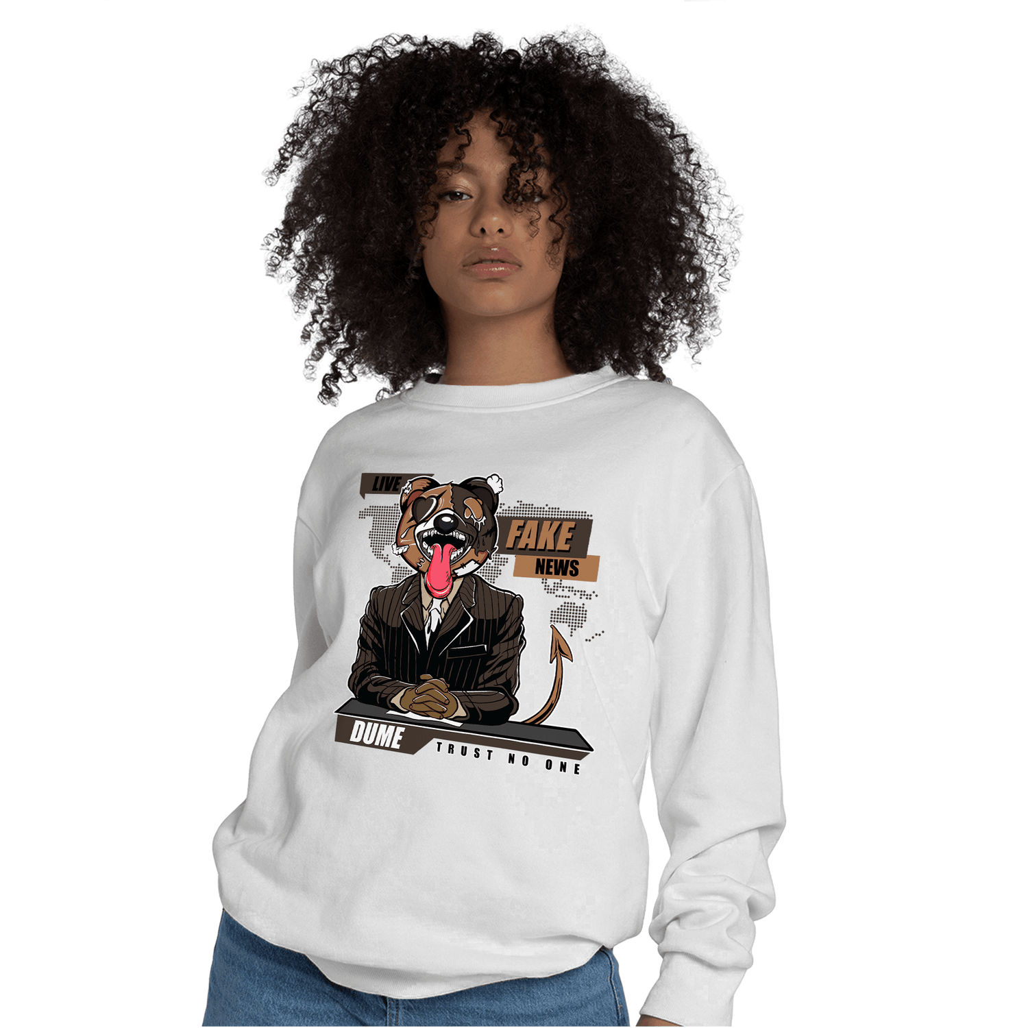 Jumpman Jack Sweatshirt Match News Presenter BER - NastyJamz