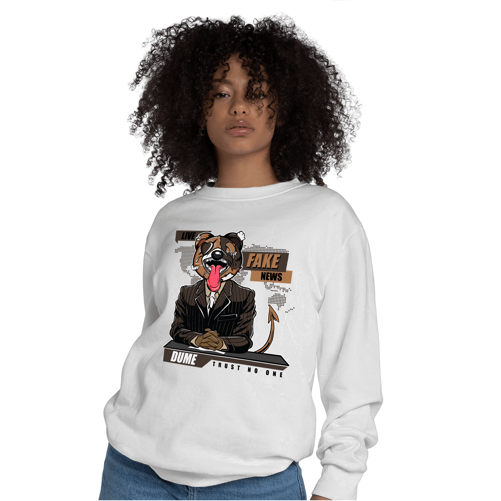 Jumpman Jack Sweatshirt Match News Presenter BER - NastyJamz