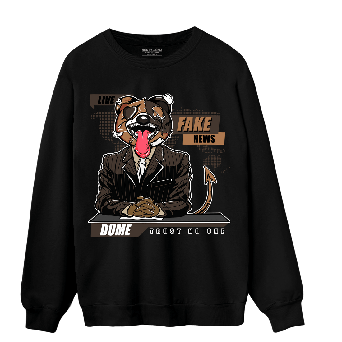 Jumpman Jack Sweatshirt Match News Presenter BER - NastyJamz