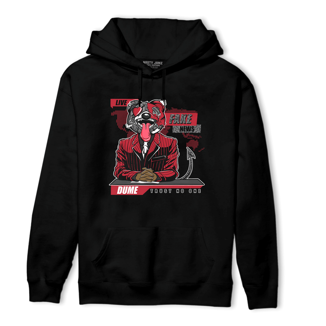 Spizike Low Bred Hoodie Match News Presenter BER - NastyJamz