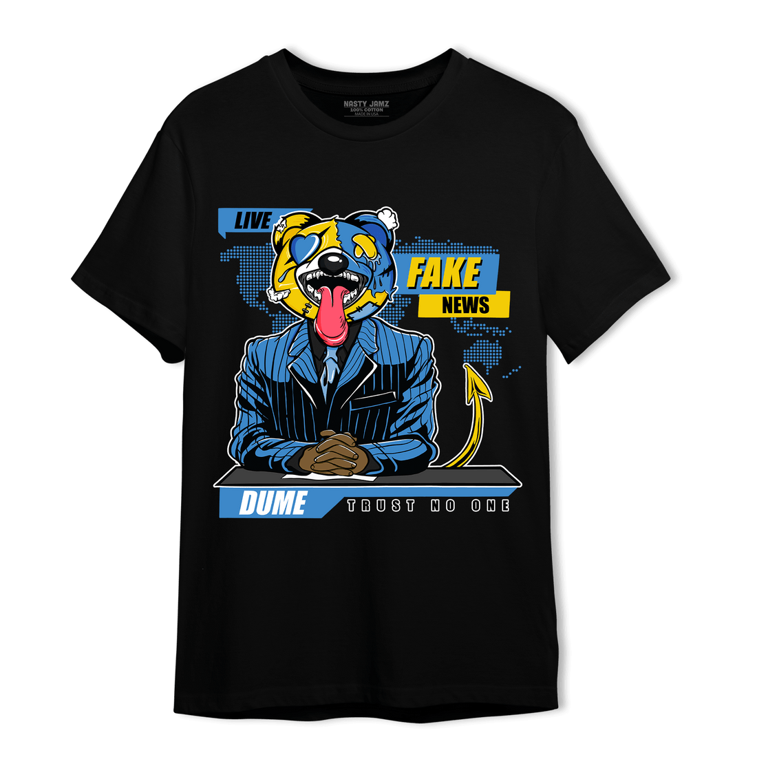 SB Dunk Bubbles T Shirt Match News Presenter BER - NastyJamz