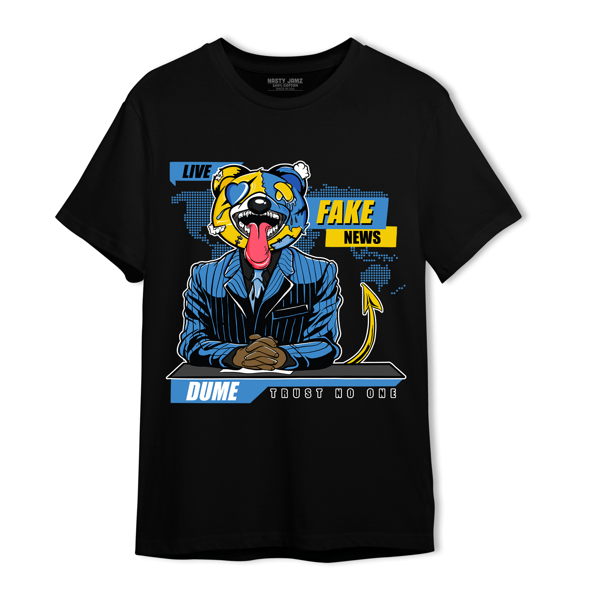 SB Dunk Bubbles T Shirt Match News Presenter BER - NastyJamz