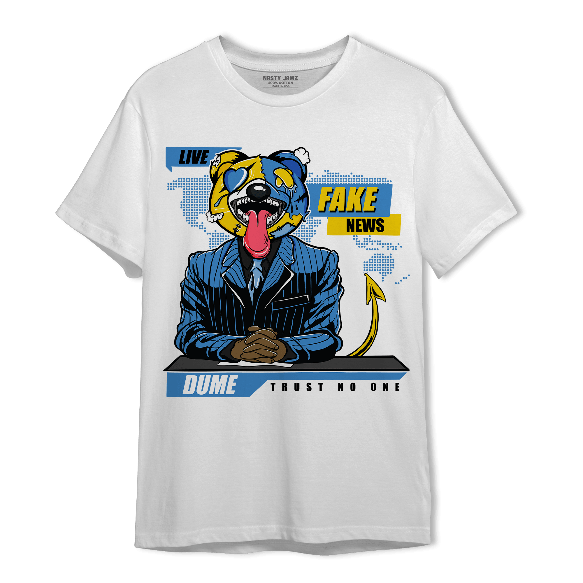 SB Dunk Bubbles T Shirt Match News Presenter BER - NastyJamz