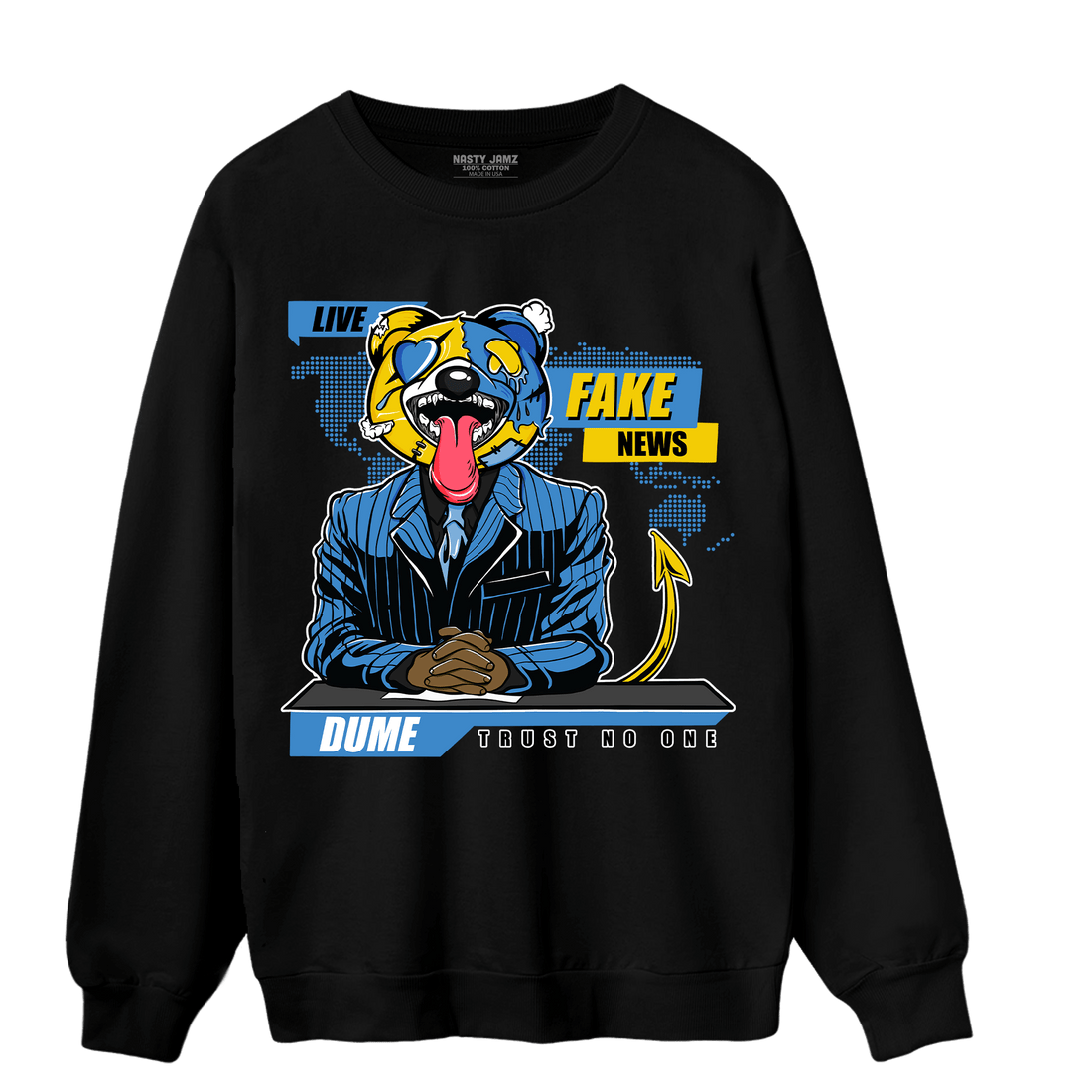 SB Dunk Bubbles Sweatshirt Match News Presenter BER - NastyJamz