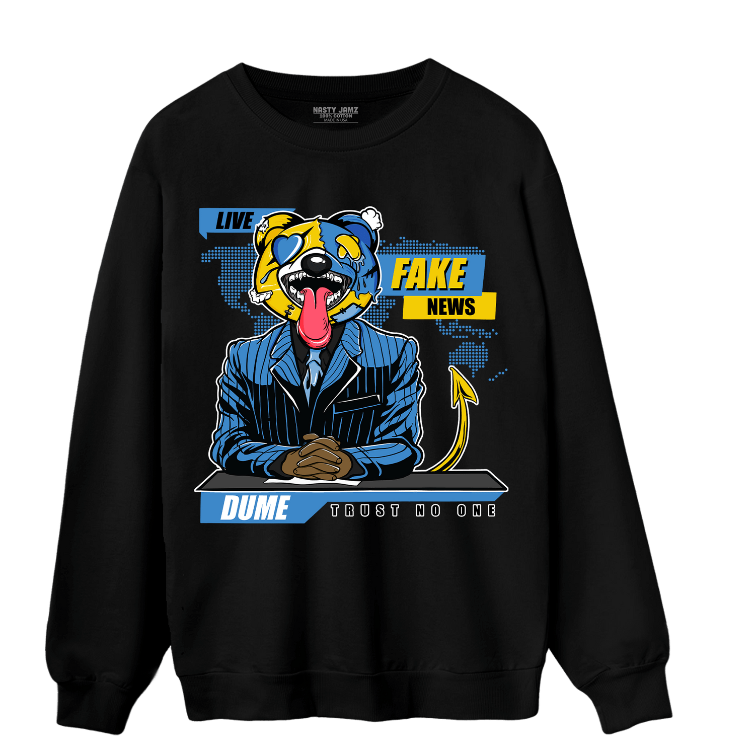 SB Dunk Bubbles Sweatshirt Match News Presenter BER - NastyJamz
