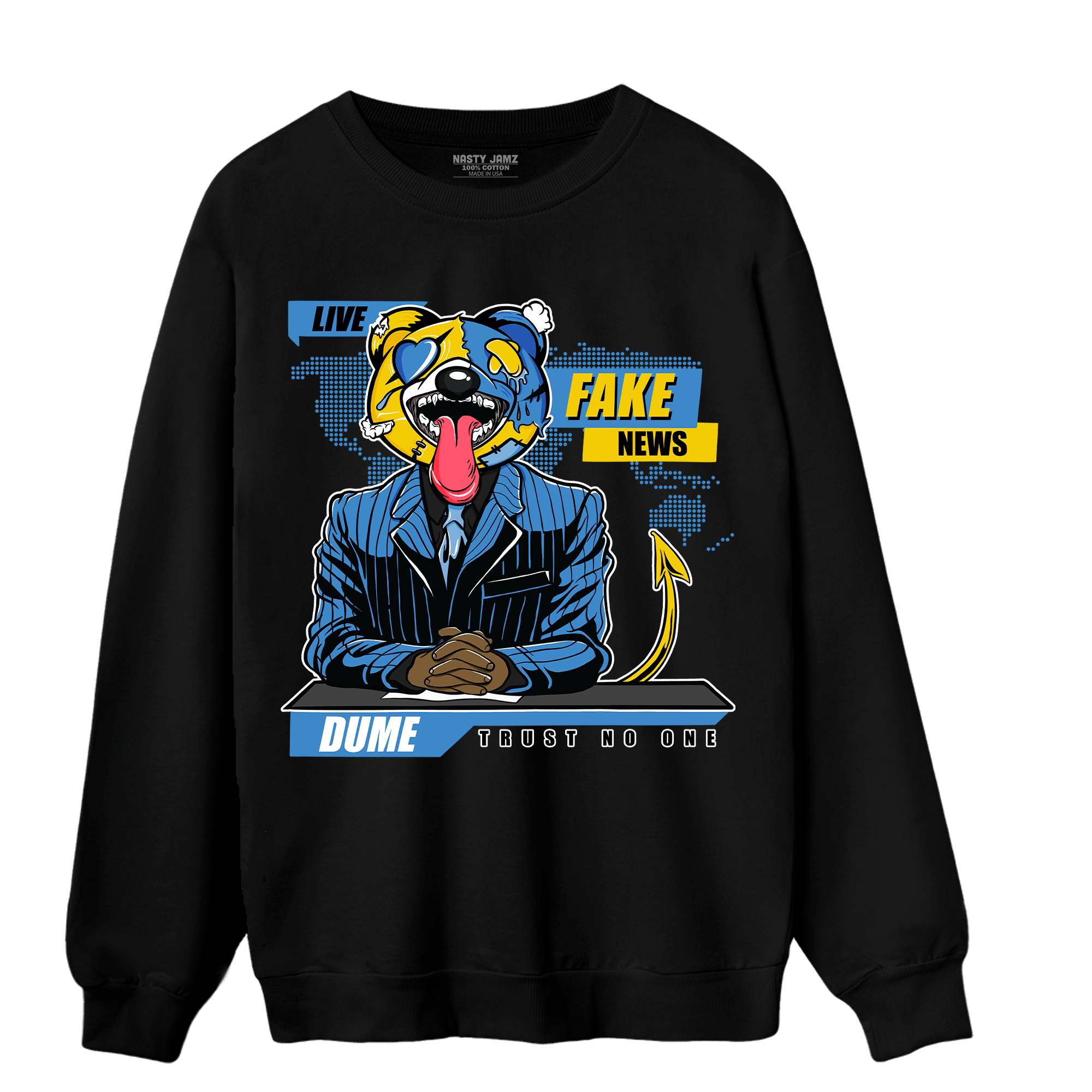 SB Dunk Bubbles Sweatshirt Match News Presenter BER - NastyJamz