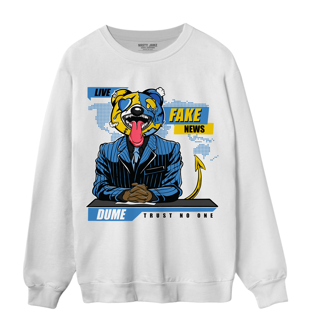 SB Dunk Bubbles Sweatshirt Match News Presenter BER - NastyJamz