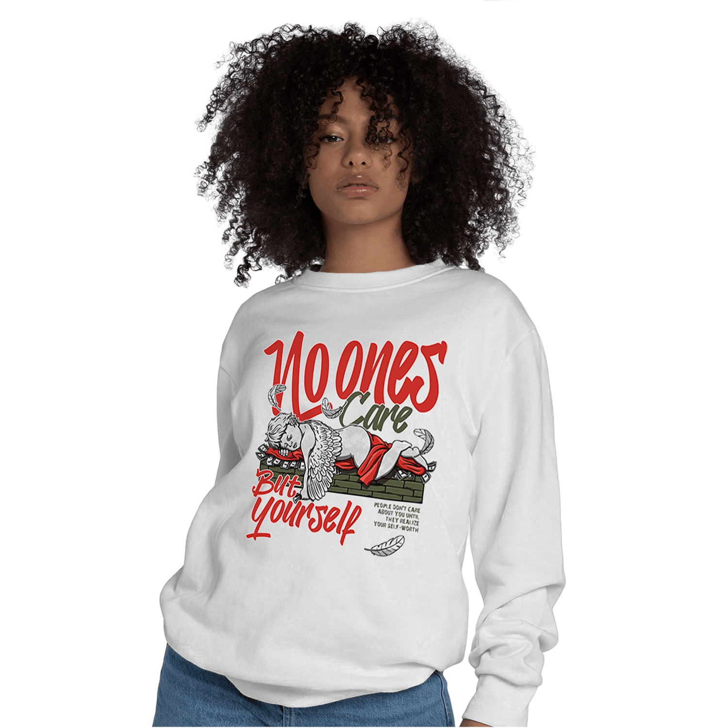 Dunk Low Mystic Red Sweatshirt Match No Ones Care - NastyJamz