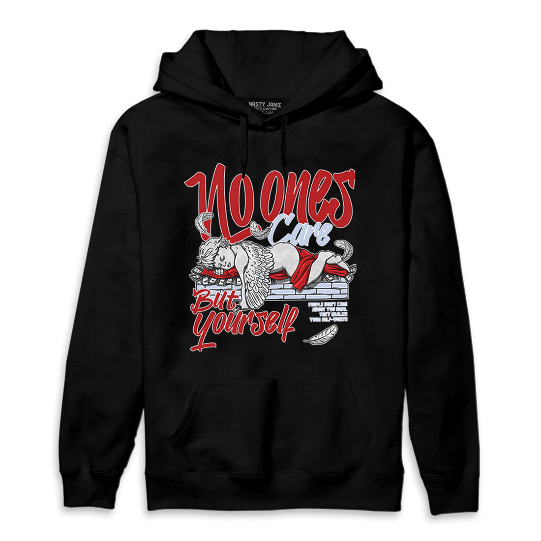 Cherry 11s Hoodie Match No Ones Care - NastyJamz