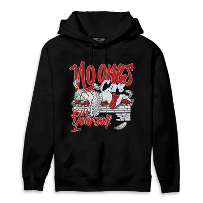Cherry 11s Hoodie Match No Ones Care - NastyJamz