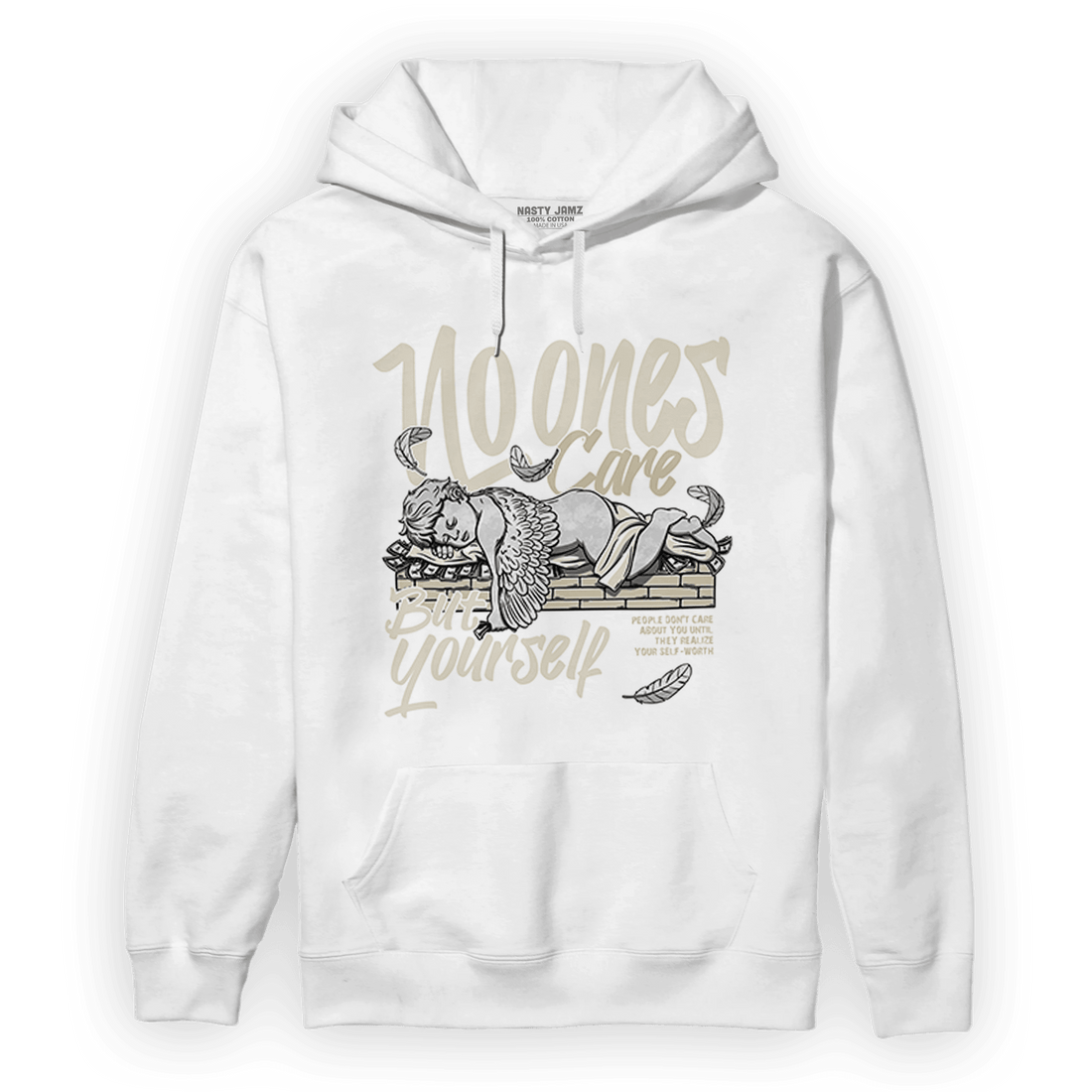 Gratitude 11s Hoodie Match No Ones Care - NastyJamz