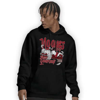 Cherry 12s Hoodie Match No Ones Care - NastyJamz