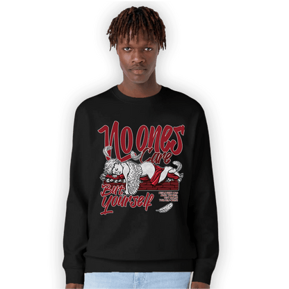 Cherry 12s Sweatshirt Match No Ones Care - NastyJamz
