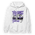 Field Purple 12s Hoodie Match No Ones Care - NastyJamz