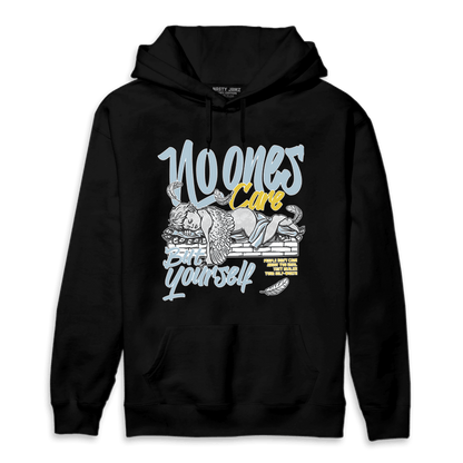 Blue Grey 13s Hoodie Match No Ones Care - NastyJamz