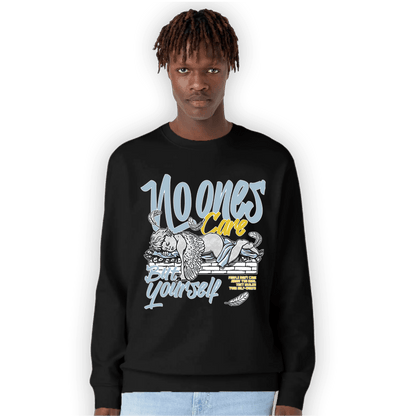 Blue Grey 13s Sweatshirt Match No Ones Care - NastyJamz