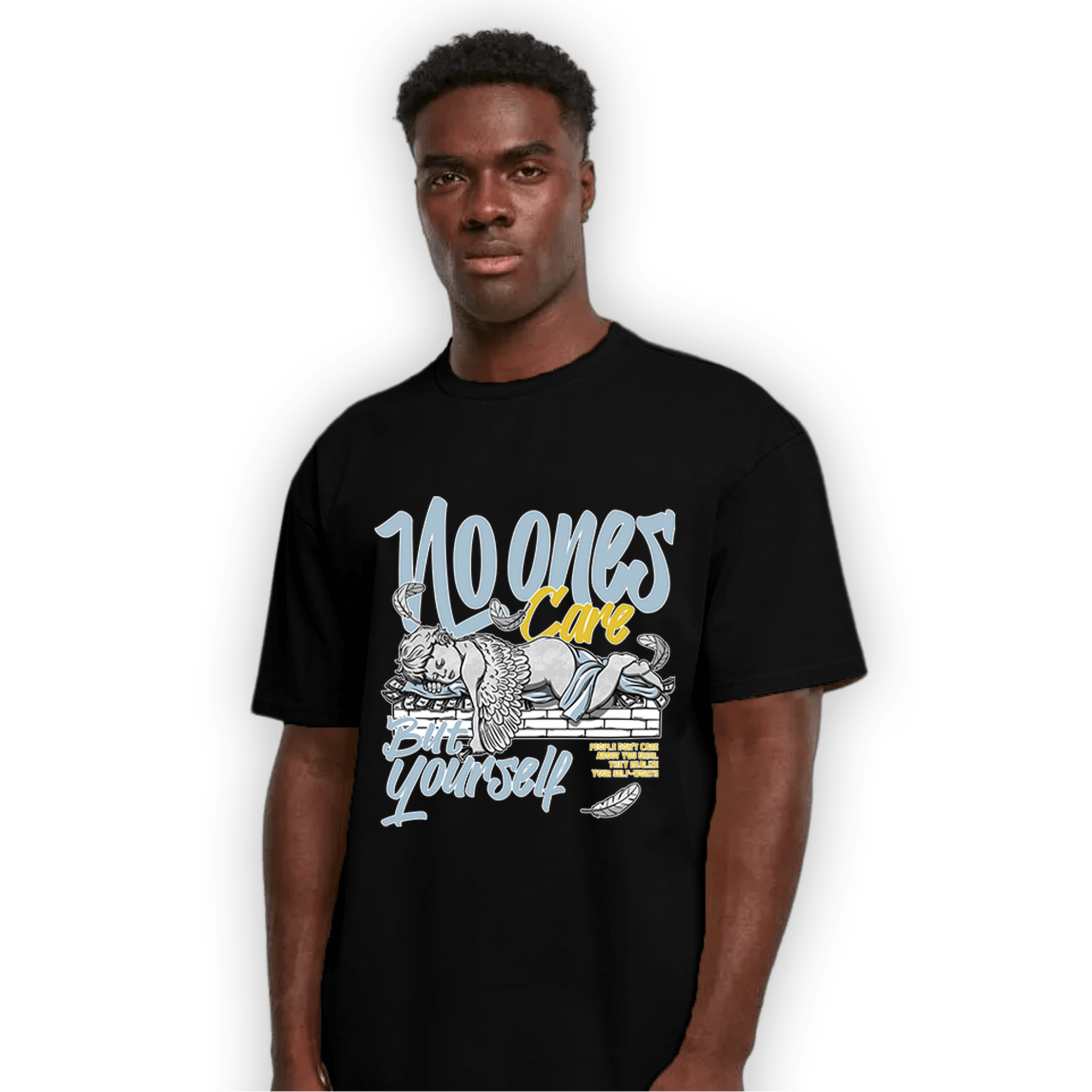 Blue Grey 13s T Shirt Match No Ones Care - NastyJamz