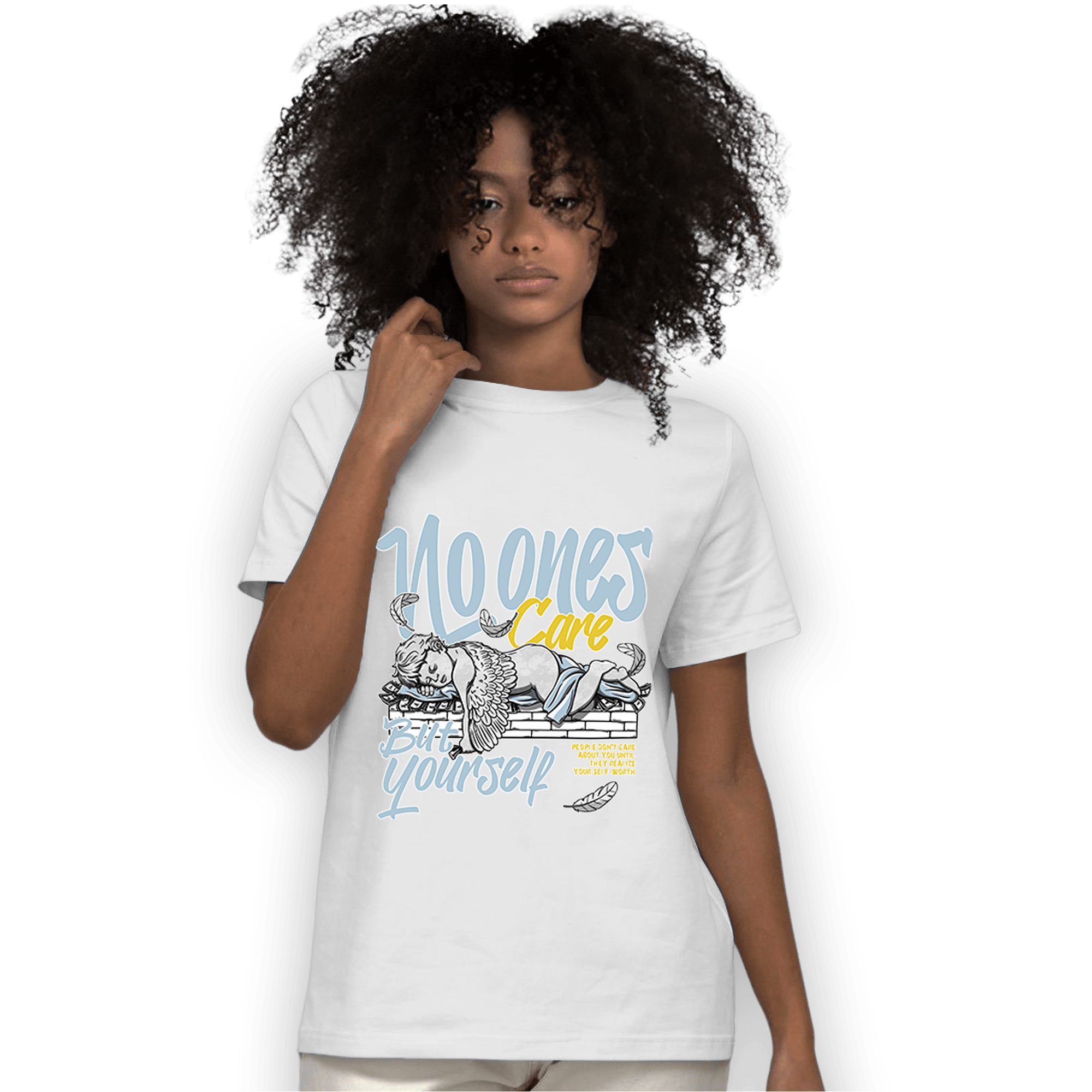 Blue Grey 13s T Shirt Match No Ones Care - NastyJamz