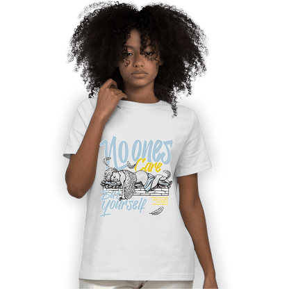 Blue Grey 13s T Shirt Match No Ones Care - NastyJamz