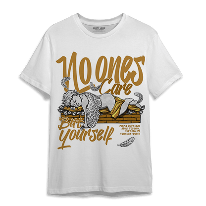 Wheat 13s T Shirt Match No Ones Care - NastyJamz