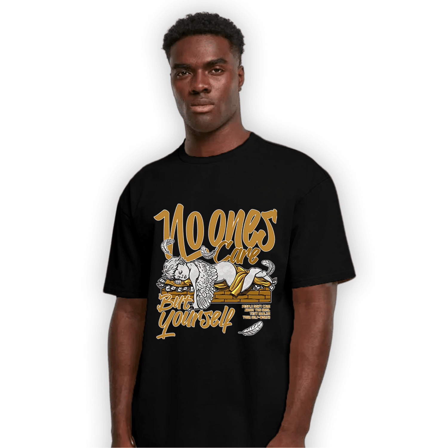 Wheat 13s T Shirt Match No Ones Care - NastyJamz