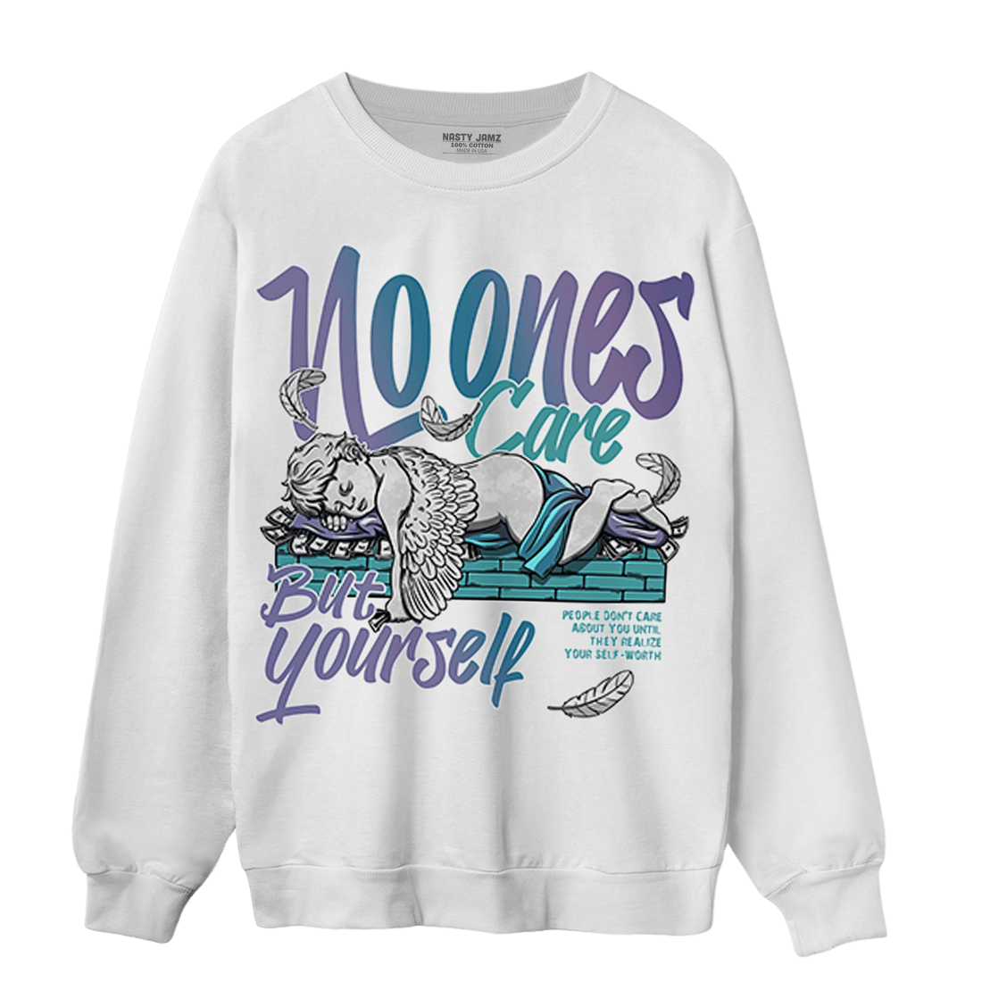 Low Love Letter 14s Sweatshirt Match No Ones Care - NastyJamz