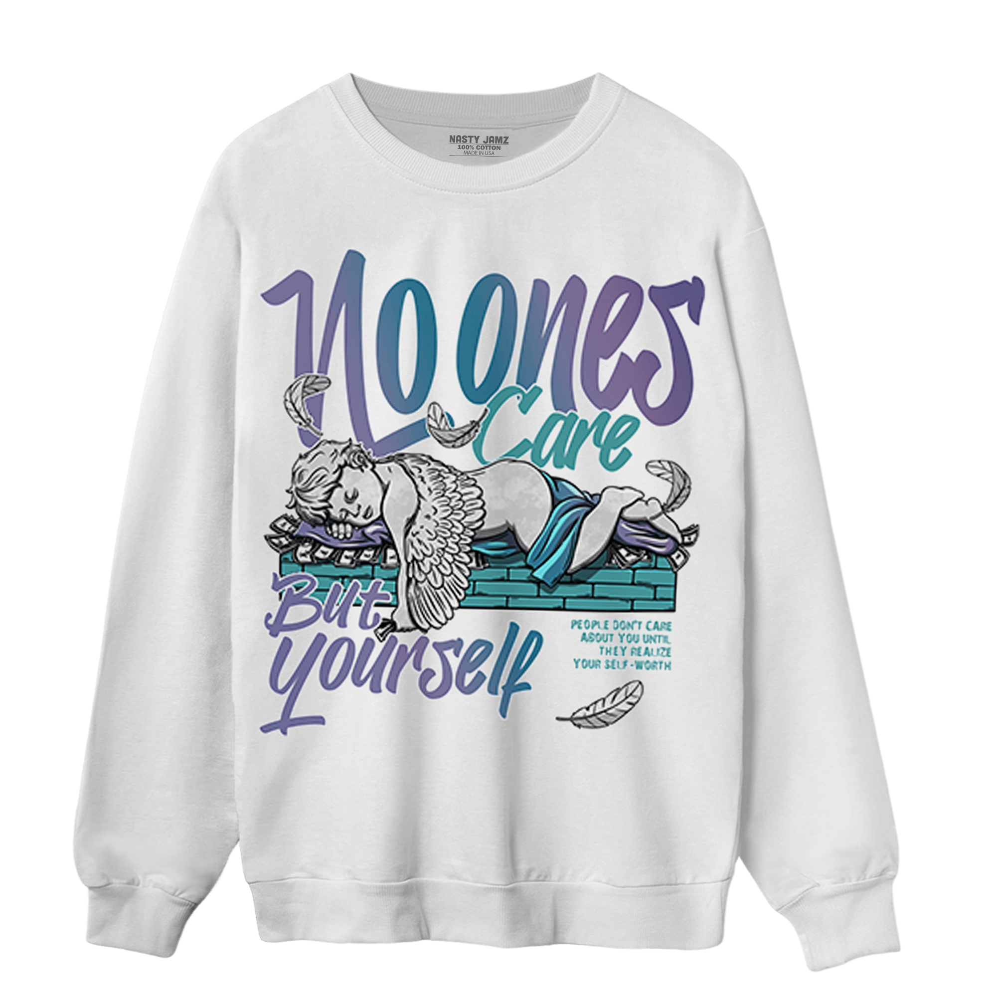 Low Love Letter 14s Sweatshirt Match No Ones Care - NastyJamz