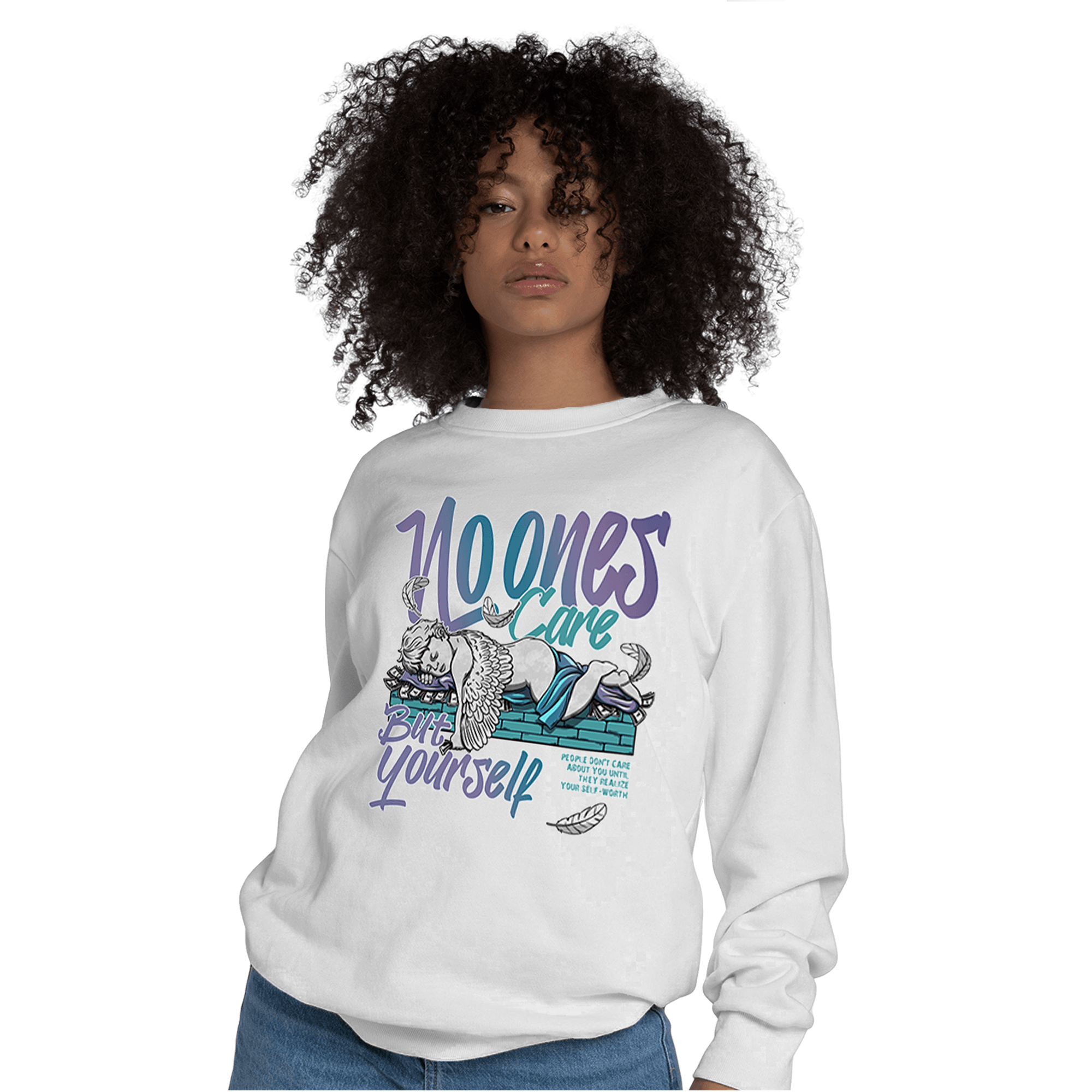 Low Love Letter 14s Sweatshirt Match No Ones Care - NastyJamz