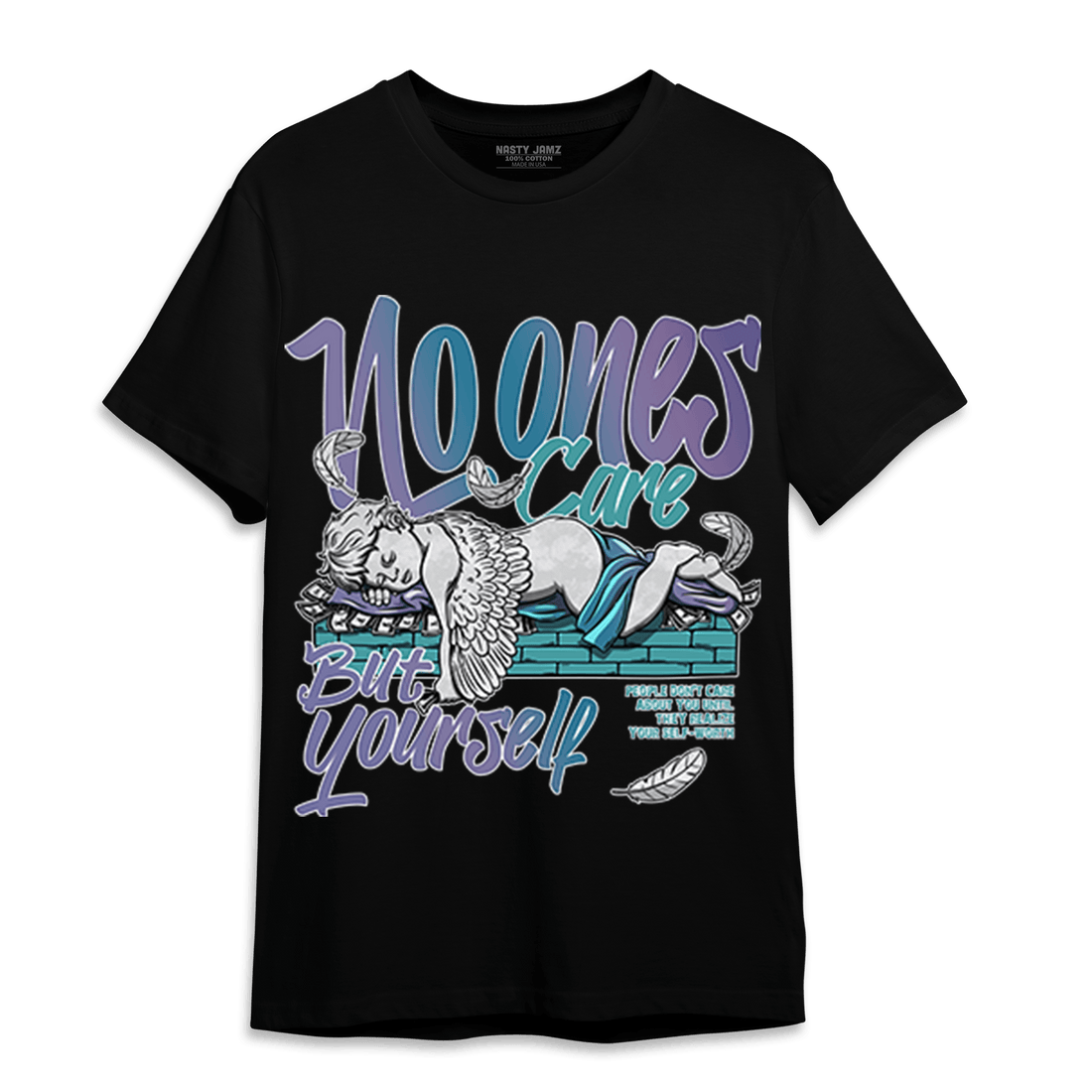 Low Love Letter 14s T Shirt Match No Ones Care - NastyJamz