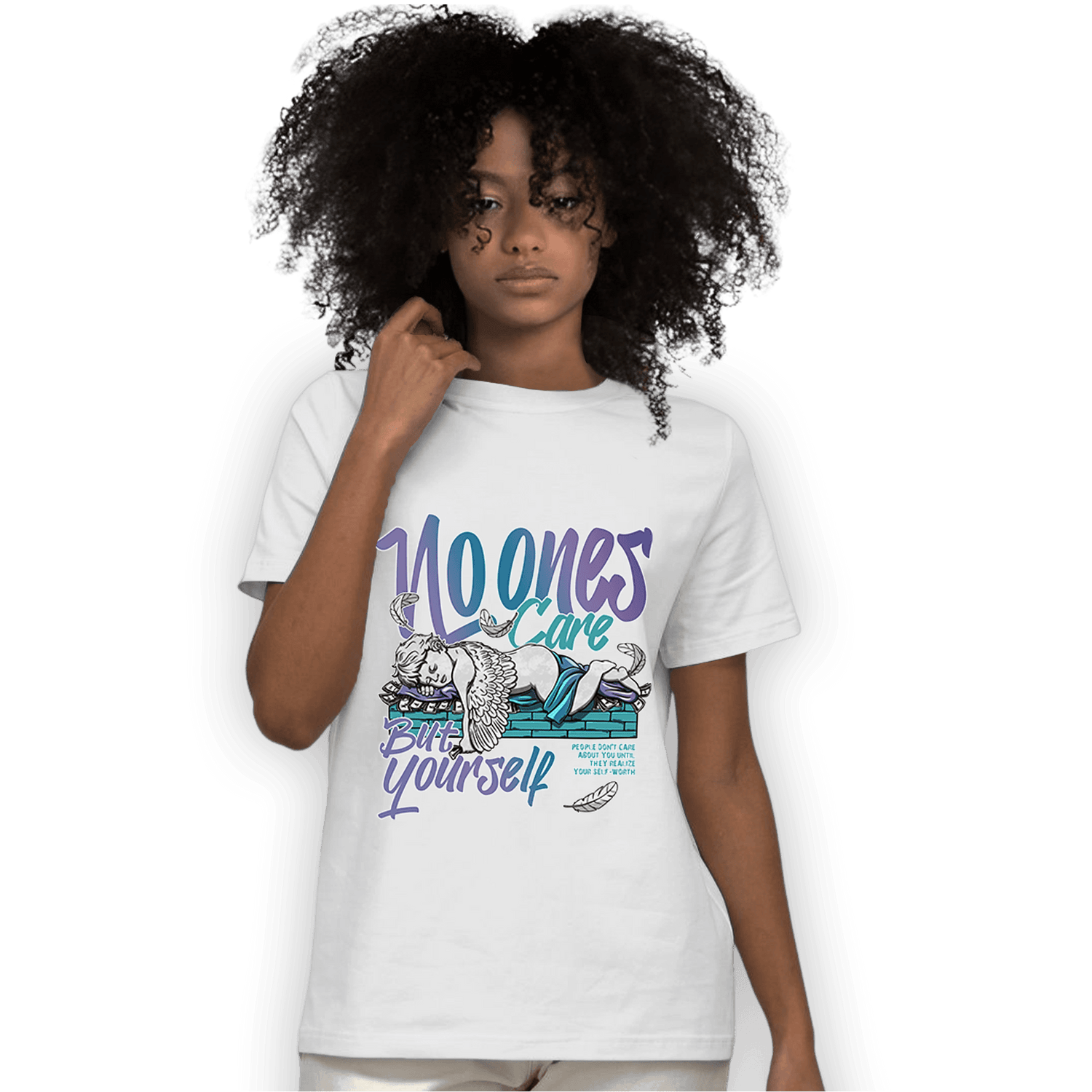 Low Love Letter 14s T Shirt Match No Ones Care - NastyJamz